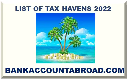 LIST OF TAX HAVENS 2025