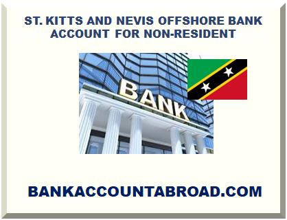 ST. KITTS AND NEVIS OFFSHORE BANK ACCOUNT FOR NON-RESIDENT 2024