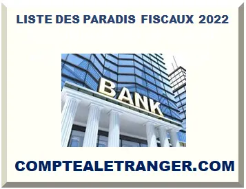 LISTE DES PARADIS FISCAUX 2025
